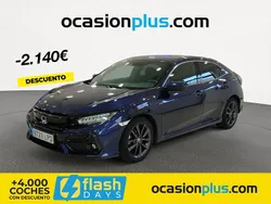 Azul Usado 2021 Honda Civic Elegance Berlina | 22.150 € (Precio justo)