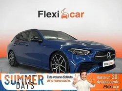 Azul Usado 2022 Mercedes C300e Familiar | 42.390 € (Un poco caro)