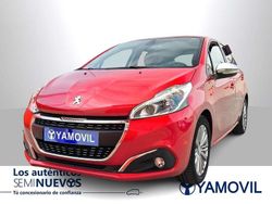 Rojo Usado 2019 Peugeot 208 Signature Sky Utilitario | 8950 € (Precio justo)