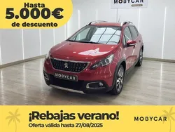 Rojo Usado 2019 Peugeot 2008 Allure SUV | 12.995 € (Precio justo)