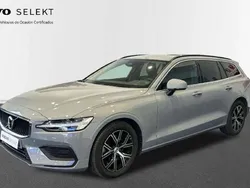 Gris Usado 2024 Volvo V60 Core Familiar | 37.900 € (Precio justo)