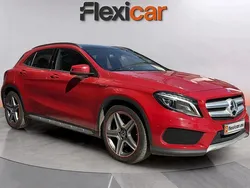 Rojo Usado 2015 Mercedes GLA220 AMG line SUV | 20.990 € (Precio justo)