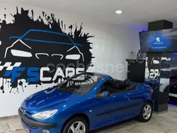Azul Usado 2002 Peugeot 206 Descapotable | 4490 € (Caro)