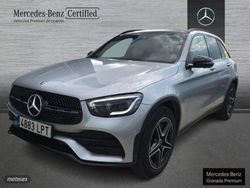 Plata hightech Usado 2021 Mercedes GLC220 AMG line | 43.900 € (Precio justo)