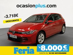 Rojo Usado 2024 VW Golf VIII Berlina | 25.500 € (Precio justo)