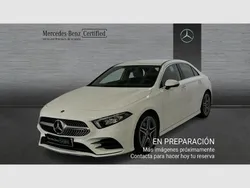 Blanco Usado 2021 Mercedes A180 AMG line Berlina | 25.990 € (Buen precio)