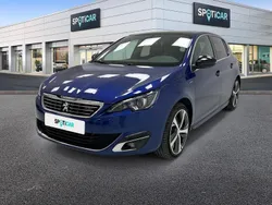 Azul Usado 2017 Peugeot 308 GT-line Berlina | 12.400 € (Precio justo)