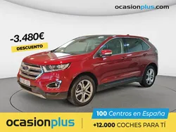Rojo Usado 2017 Ford Edge Titanium SUV | 22.450 € (Precio justo)