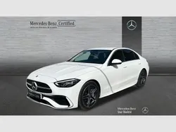 Blanco polar Usado 2022 Mercedes C220 AMG line Berlina | 39.990 € (Un poco caro)