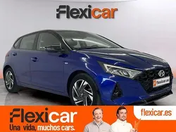 Azul Usado 2021 Hyundai i20 Berlina | 17.490 € (Precio justo)