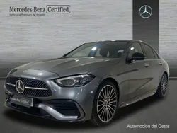 Gris Usado 2023 Mercedes C220 AMG line Berlina | 41.900 € (Precio justo)