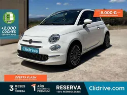 Blanco Usado 2017 Fiat 500 Lounge Utilitario | 8190 € (Precio justo)