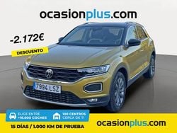 Amarillo Usado 2021 VW T-Roc Sportline SUV | 23.900 € (Precio justo)