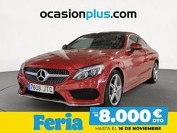 Rojo Usado 2016 Mercedes C220 AMG Coupe | 25.990 € (Precio justo)