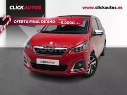 Rojo Usado 2021 Peugeot 108 Allure Utilitario | 9650 € (Precio justo)