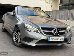 Plateado Usado 2015 Mercedes E220 Descapotable | 25.500 € (Un poco caro)
