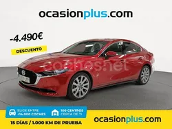 Rojo Usado 2021 Mazda 3 Berlina | 21.450 € (Buen precio)