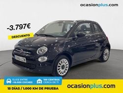 Negro Usado 2022 Fiat 500 Dolcevita Descapotable | 11.100 € (Precio justo)