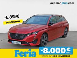 Rojo Usado 2022 Peugeot 308 GT Familiar | 23.090 € (Precio justo)