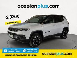 Gris / plata Usado 2022 Jeep Compass Trailhawk SUV | 22.400 € (Precio justo)