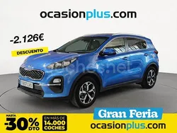 Azul Usado 2021 Kia Sportage SUV | 23.390 € (Precio justo)