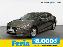 Negro Usado 2017 Mazda 3 Style Berlina | 12.590 € (Buen precio)