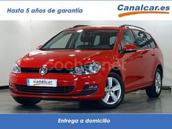 Rojo Usado 2016 VW Golf VII Advance Familiar | 10.925 € (Precio justo)