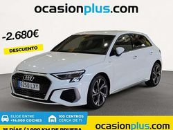 Blanco Usado 2022 Audi A3 Sportback S-Line Utilitario | 25.289 € (Un poco caro)
