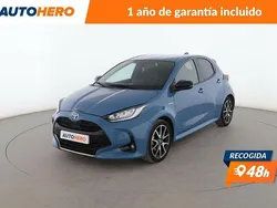 Azul Usado 2021 Toyota Yaris Hybrid Plus Berlina | 20.799 € (Caro)