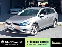 Plateado Usado 2020 VW Golf VII Advance Familiar | 17.899 € (Precio justo)