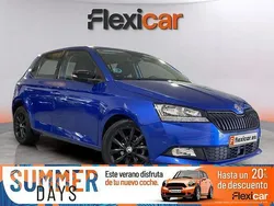 Azul Usado 2021 Skoda Fabia Berlina | 13.390 € (Precio justo)