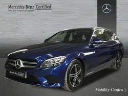Azul brillante Usado 2020 Mercedes C220 AMG line Familiar | 35.900 € (Caro)