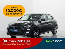 Negro Usado 2024 Peugeot 208 Active Utilitario | 15.490 € (Precio justo)