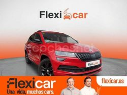 Rojo Usado 2019 Skoda Karoq SportLine SUV | 20.990 € (Precio justo)
