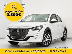 Blanco Nuevo 2024 Peugeot e-208 Active Utilitario | 20.995 €