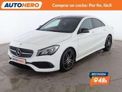 Blanco Usado 2018 Mercedes CLA180 AMG line Berlina | 23.299 € (Precio justo)