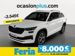 Blanco Usado 2022 Skoda Kodiaq SportLine SUV | 32.290 € (Precio justo)