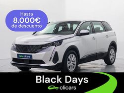 Blanco Usado 2021 Peugeot 5008 Active SUV | 17.490 € (Precio justo)