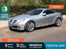 Gris / plata Usado 2010 Mercedes SLK200 Descapotable | 13.190 € (Precio justo)