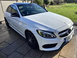 Blanco Usado 2015 Mercedes C220 AMG line Berlina | 24.000 € (Caro)