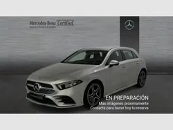 Gris Usado 2019 Mercedes A180 AMG line Berlina | 23.990 € (Precio justo)