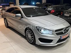 Gris / plata Usado 2015 Mercedes CLA220 Shooting Brake AMG line Familiar | 16.490 € (Buen precio)