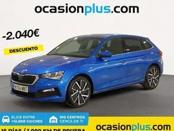 Azul Usado 2022 Skoda Scala Sport Utilitario | 20.410 € (Precio justo)