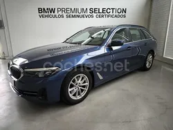 Azul Usado 2021 BMW 520 Familiar | 27.500 € (Buen precio)