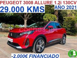 Rojo Usado 2021 Peugeot 3008 Allure SUV | 21.499 € (Caro)