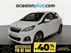 Blanco Usado 2016 Peugeot 108 Allure Utilitario | 9300 € (Precio justo)