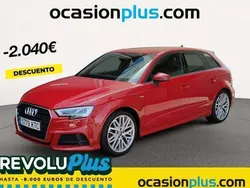 Rojo Usado 2019 Audi A3 Sportback S-Line Utilitario | 20.410 € (Precio justo)