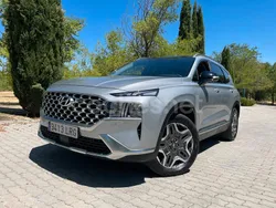 Gris Usado 2021 Hyundai Santa Fe SUV | 34.990 € (Precio justo)