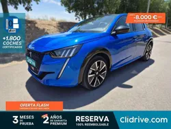 Azul Usado 2020 Peugeot e-208 GT Utilitario | 13.590 € (Super precio)