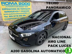Negro Usado 2019 Mercedes A200 AMG line Berlina | 26.900 € (Precio justo)